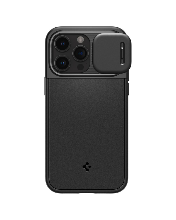 SPIGEN OPTIK ARMOR MAGSAFE IPHONE 15 PRO ЧЕРНЫЙ