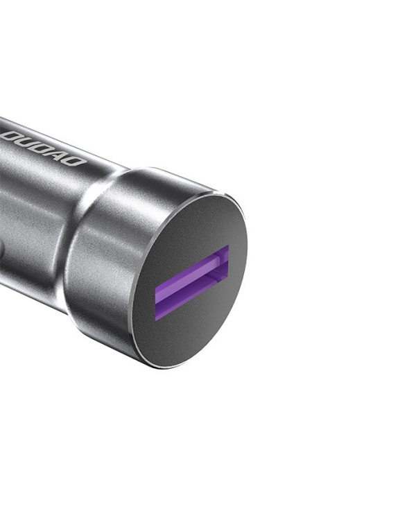 Dudao автозарядка 2 x USB / 3.1A / QC 3.0 / VOOC / 22.5W черная