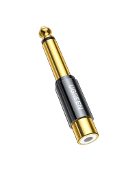 Ugreen adapter from 6.35 mm jack (male) to RCA (female) gold (AV169)