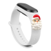 Fusion Xmas Santa для Xiaomi Mi Band 5 / Mi Band 6 белый
