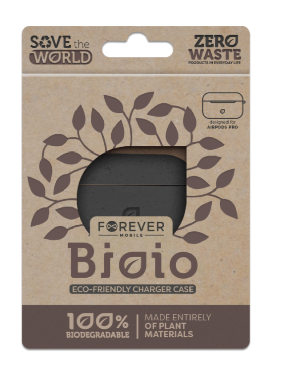 Forever Bioio Силиконовый чехол для наушников Apple Airpods Pro Черный