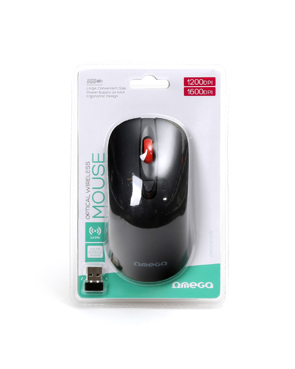 Беспроводная мышь Omega OM0520WB 1600 DPI черная