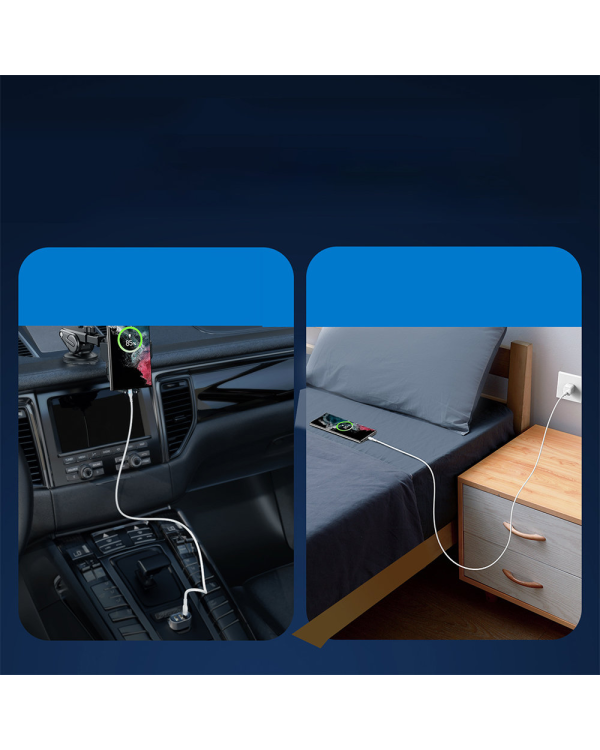 Joyroom S-CC100A13 USB C - кабель USB C 100 Вт 2 м белый