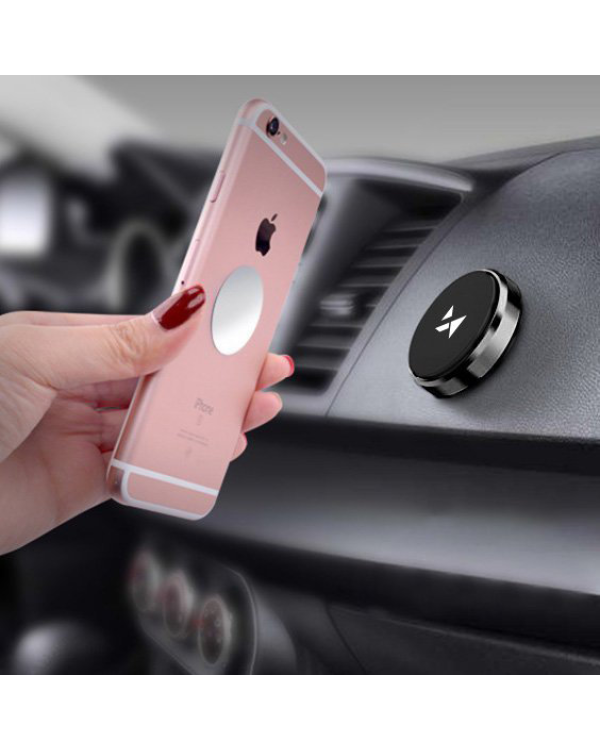 Wozinsky Self-adhesive Magnetic Car Dashboard Mount Black (WMH-02)