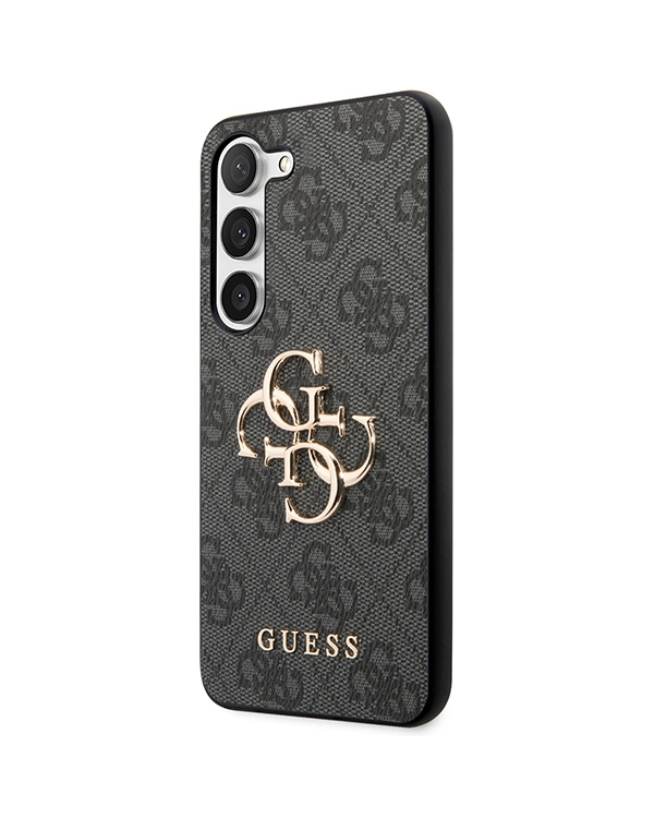 Guess GUHCS24S4GMGGR S24 S921 czarny|black hardcase 4G Big Metal Logo