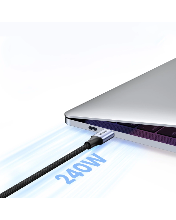 Ugreen US535 USB-C | USB-C PD кабель 240W 5A 1м - серый