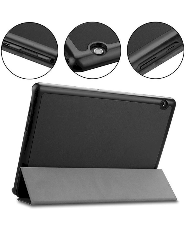 Tactical Book Tri Fold Case for Samsung T220/T225 Galaxy Tab A7 Lite 8.7 Blue