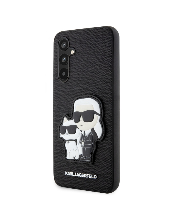 Karl Lagerfeld KLHCA34SANKCPK A34 5G A346 hardcase czarny|black Saffiano Karl & Choupette