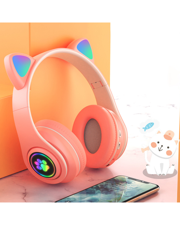 Goodbuy беспроводные наушники для детей / bluetooth 5.0 / розовый