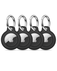 Пластиковый чехол Tech-Protect для Apple AirTag | 4 шт | черный