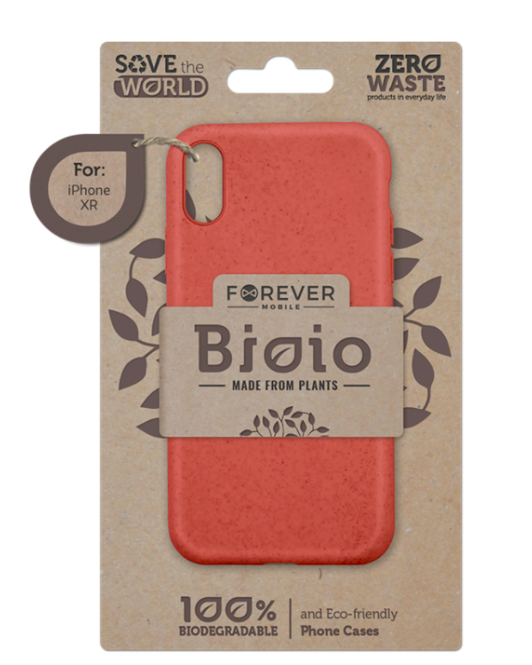 Forever Bioio биоразлагаемый чехол для телефона Apple iPhone 12 / 12 Pro красный