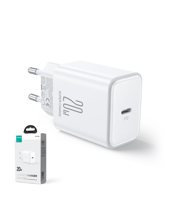 Joyroom JR-TCF06 USB C 20W PD charger - White