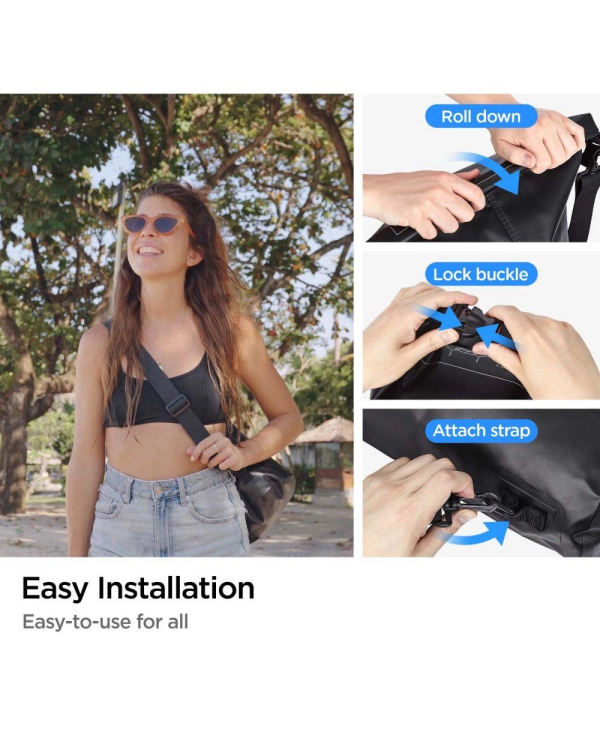 Spigen A630 УНИВЕРСАЛЬНАЯ ВОДОНЕПРОНИЦАЕМАЯ СУМКА ЧЕРНАЯ