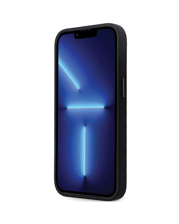 Karl Lagerfeld KLHCP13LSMHCNPK iPhone 13 Pro | 13 6.1" czarny|black hardcase Silicone C Metal Pin