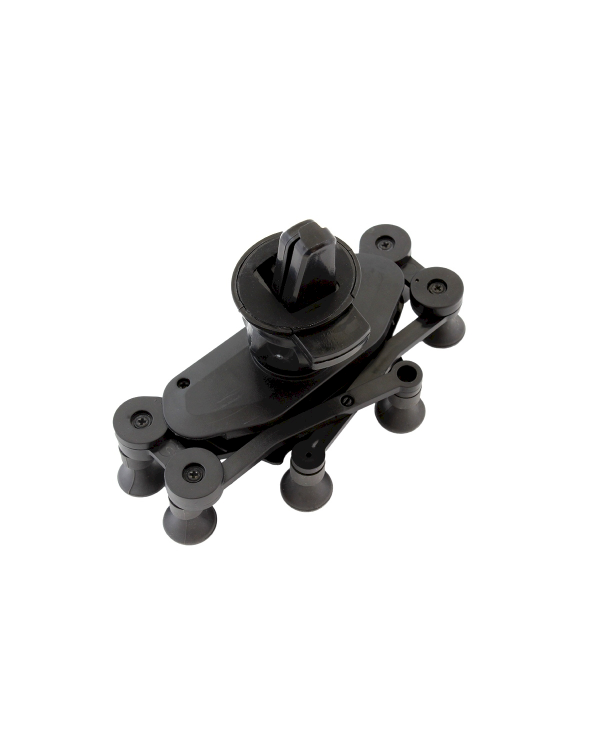 Универсальный автомобильный держатель для дефлекторов Fusion для любых устройств шириной до 90 мм красный