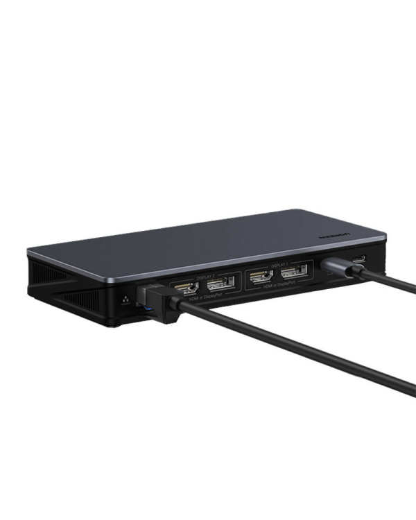 Adapter HUB UGREEN CM615 USB-C to 2x USB-A, 1x USB-C 3.1, 2x HDMI, 2x DP,  SD|TF, RJ45