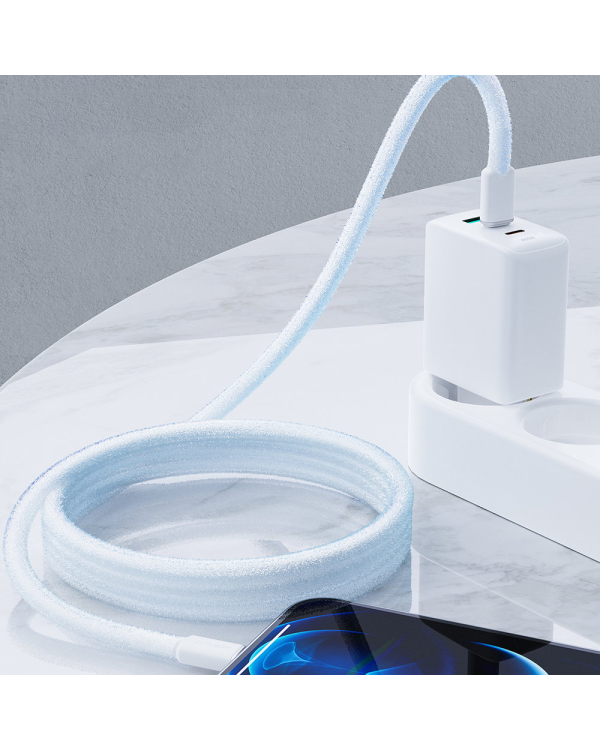 Кабель Acefast MFI USB Type C - Lightning 1.2m, 30W, 3A белый (C2-01 белый)