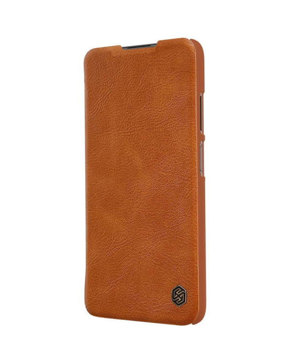 Nillkin Qin leather holster case for Xiaomi Redmi Note 9 4G brown