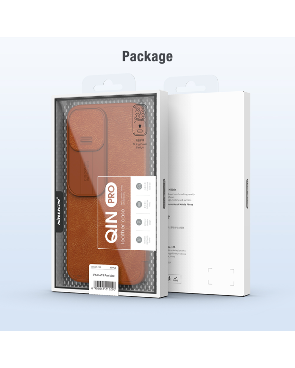 Nillkin Qin Book PRO Case for iPhone 13 Pro Max Black