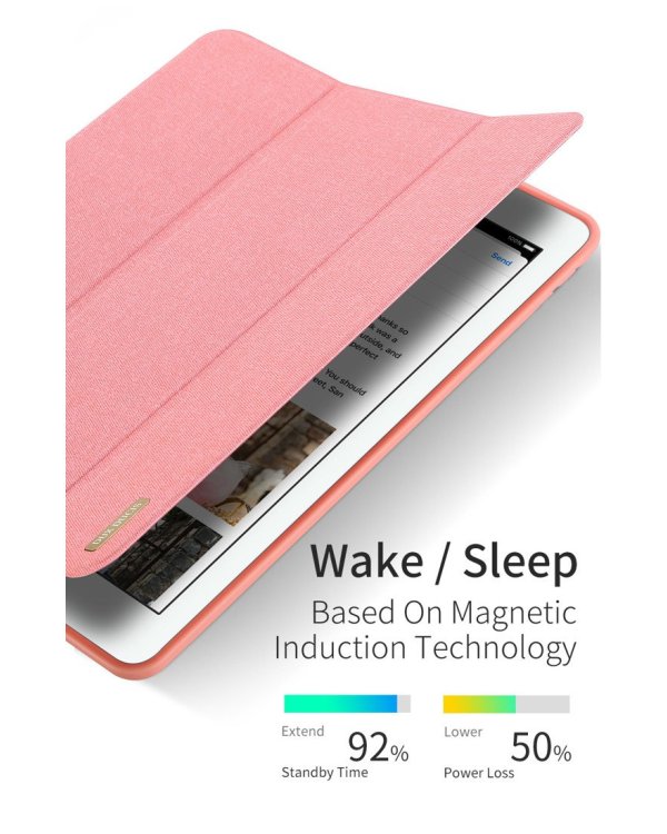 Dux Ducis domo чехол для планшета Samsung T510 / T515 Galaxy Tab A (2019) 10.1 розовый