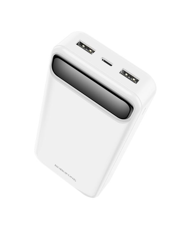 Borofone Power Bank 20000mAh BJ14A Freeway - 2xUSB - white