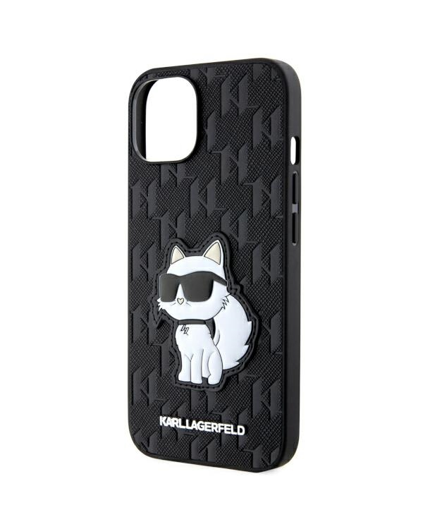 Karl Lagerfeld KLHCP14SSAKHPCK iPhone 14 6.1" черный Saffiano Monogram Choupette