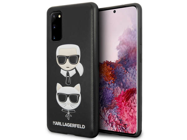 Karl Lagerfeld KLHCS62KICKC & Choupette Cover Чехол для Samsung G980 Galaxy S20 Черный