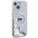 Karl Lagerfeld Liquid Glitter Karl Head MagSafe case for iPhone 15 | 14 | 13 - transparent