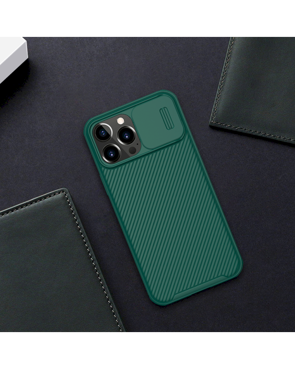 Nillkin CamShield Pro Hard Case for iPhone 13 Pro Max Deep Green