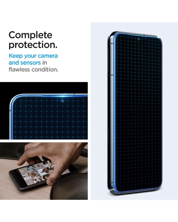 TEMPERED GLASS Spigen GLAS.TR "EZ FIT" 2-PACK GALAXY S23 CLEAR
