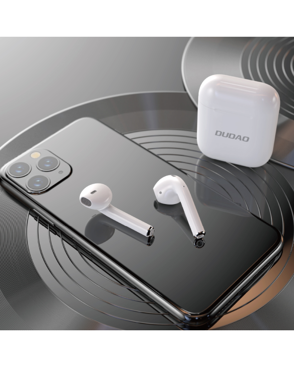 Dudao U10B TWS earphones white