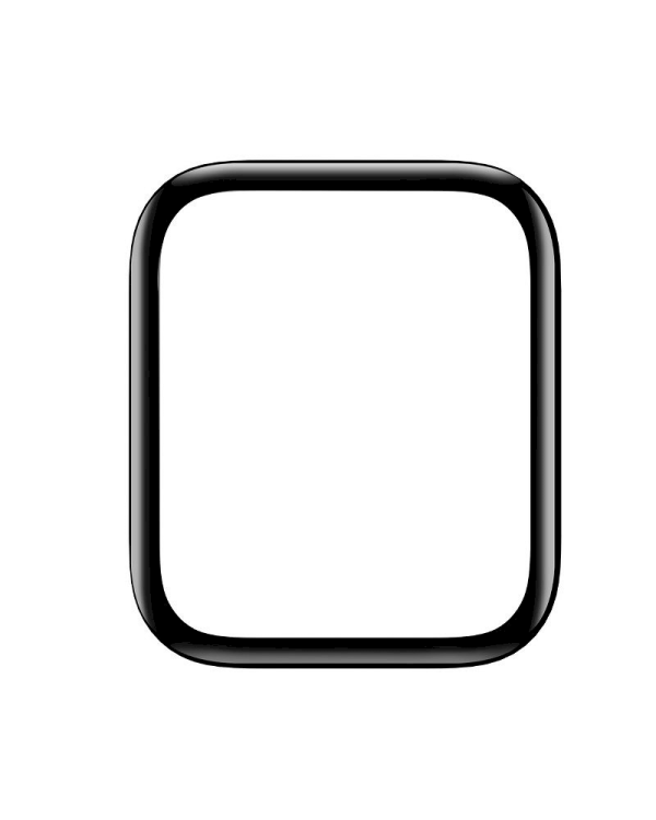 Baseus 5D SGAPWA4-E01 Защитное стекло для экрана Apple Watch 1 / 2 / 3 38 mm черное