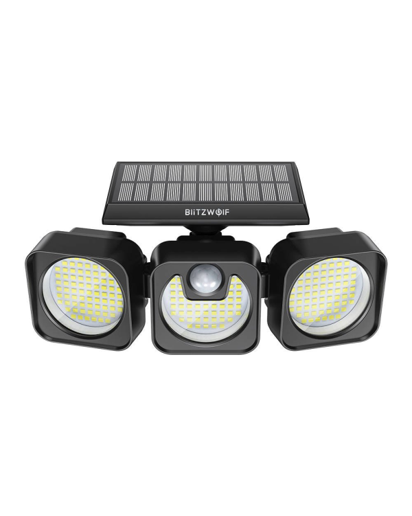 Светодиодный светильник на солнечной батарее Blitzwolf BW-OLT7 с датчиком сумерек и движения, 2200мАч