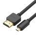 Ugreen HDMI - micro HDMI cable 19 pin 2.0v 4K 60Hz 30AWG 1,5m black (30102)