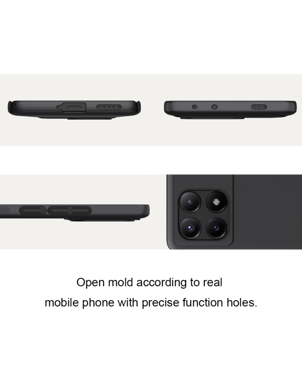 Nillkin Super Frosted Back Cover for Poco X6 Pro 5G Black