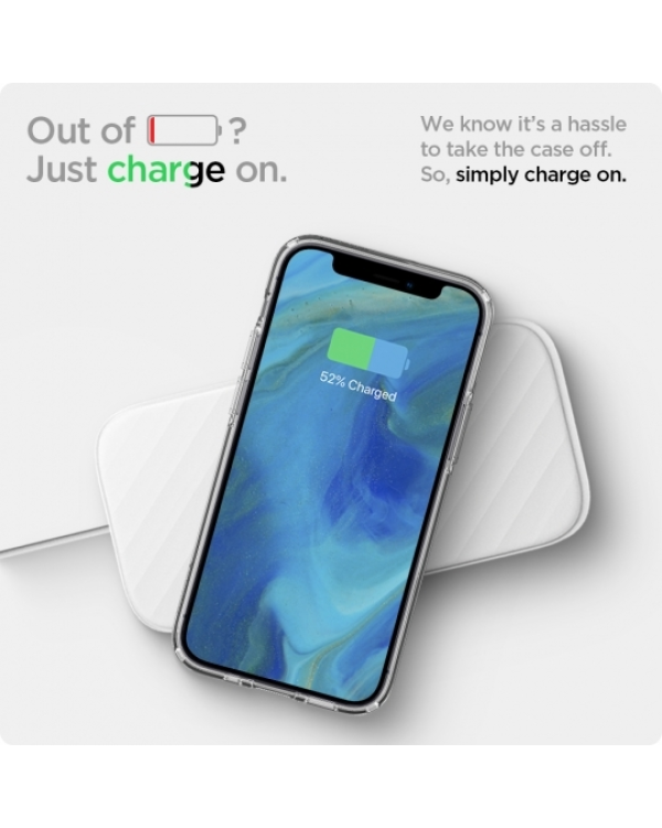 Case SPIGEN Liquid Crystal ACS01740 for Iphone 12 Mini - Crystal Clear