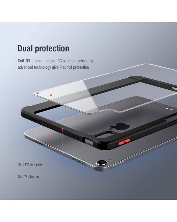 Nillkin Bevel Leather Case for iPad Air 10.9 2020|Air 4|Air 5 Black