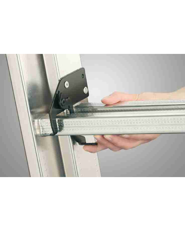 Комбинированная лестница S100 Hailo ProfiLOT | алюминий| 3x12 ступени