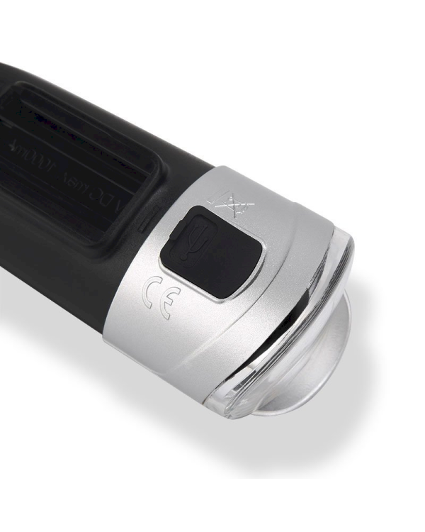 Wozinsky передний велосипедный фонарик с USB зарядом черный - серебряный