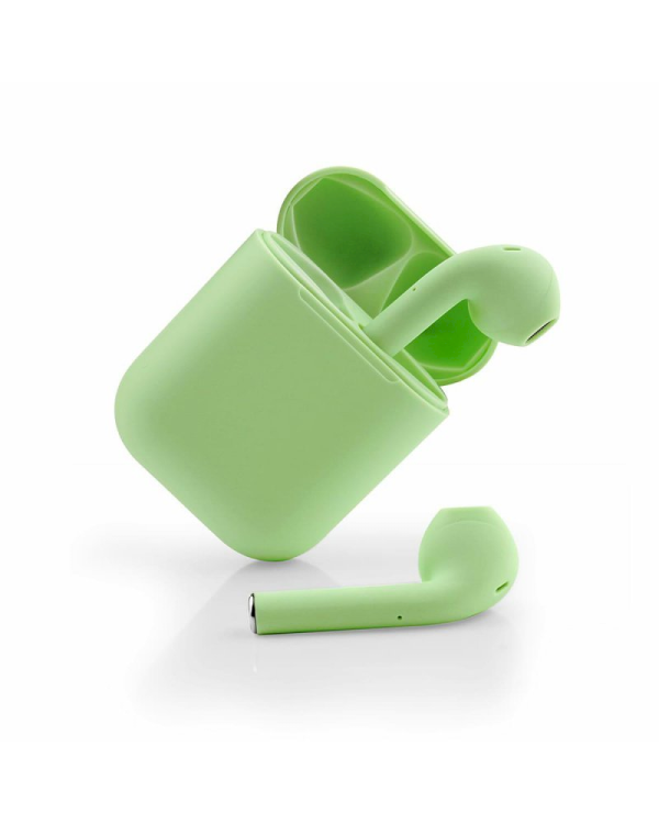 Reverse i12 Беспроводные наушники с микрофоном зеленые