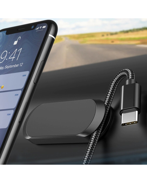 Магнитный держатель для телефона черный