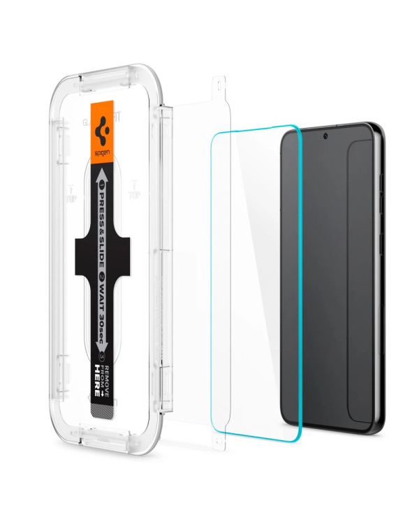 TEMPERED GLASS Spigen GLAS.TR "EZ FIT" 2-PACK GALAXY S23 CLEAR