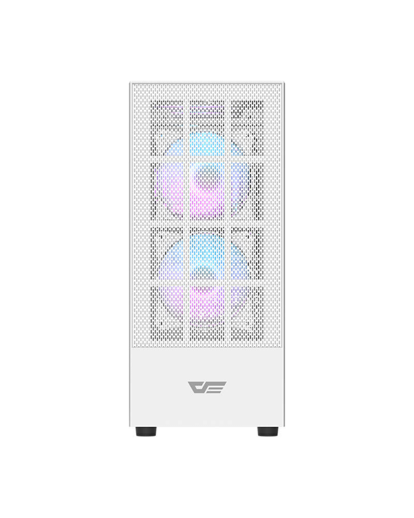 Darkflash A290 computer case + 3 fans (white)