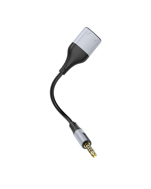 Borofone Cable BL19 Creator 2 in 1 - jack 3,5mm male to 2xjack 3,5mm female - 15 cm black