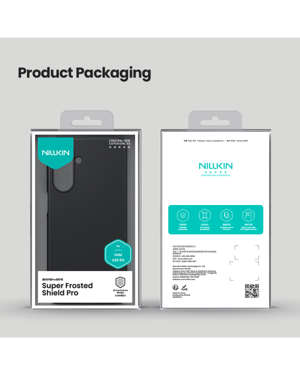 Задняя крышка Nillkin Super Frosted PRO для Samsung Galaxy A26 5G зеленая