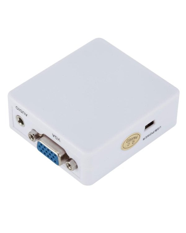 Fusion конвертер видеосигнала VGA в HDMI (+ Audio) Белый