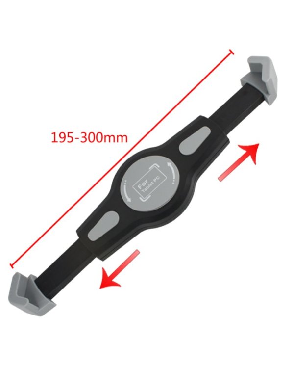 Omega 2in1 Держатель для планшетов 7-10'' на стекло Черный