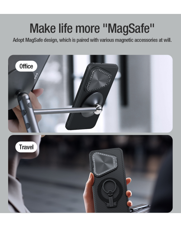 Nillkin CamShield Prop Magnetic Case for Huawei Pura 70 Black