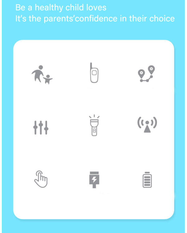 Детская рация Fusion Clear Sound с радиусом действия 1-3 км / светодиодный фонарик / аккумулятор (сине-желтый)