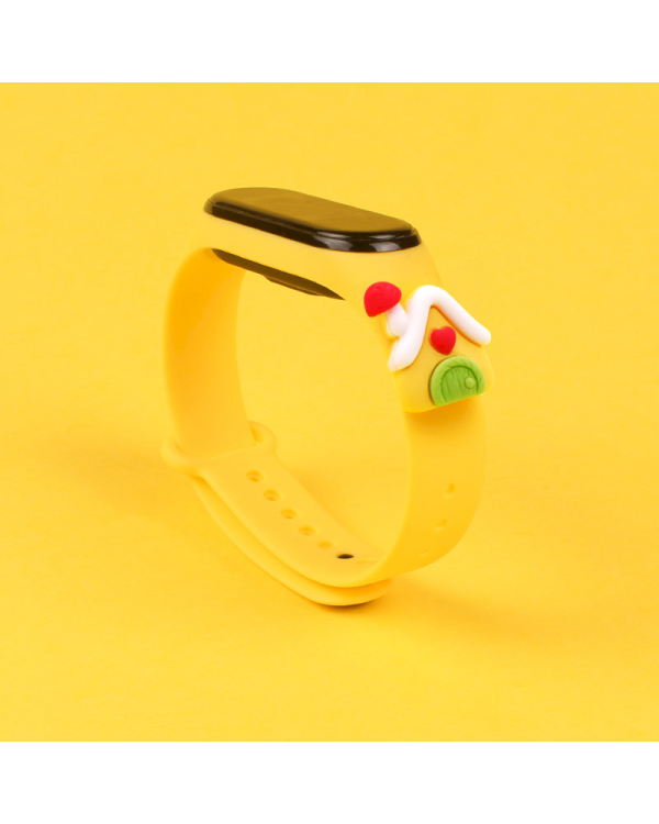 Fusion Xmas Lodge ремешок для часов Xiaomi Mi Band 3 / 4 желтый